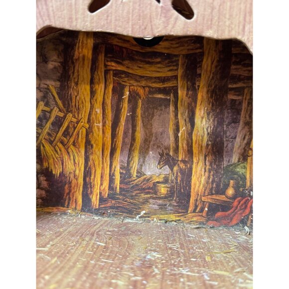 Vintage Hand-Painted Nativity Scene Set Of 12 Figurines And A Manger - Picture 13 of 15